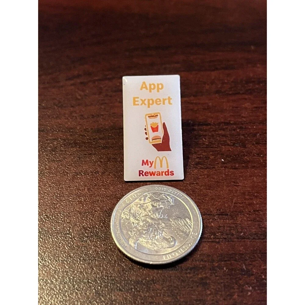 McDonald’s App Expert‎ My McD Rewards Employee Lapel Hat Pin